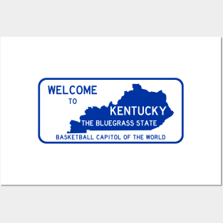 Welcome to Kentucky Basketball Capitol of the World Posters and Art